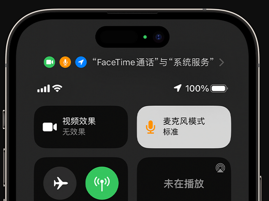 乐陵苹果授权维修网点分享iPhone在通话时让你的声音更清晰 