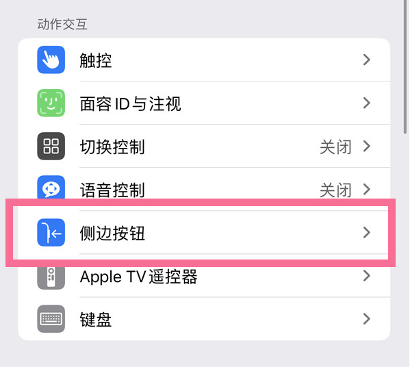 乐陵苹果14维修店分享iPhone14 Plus侧键双击下载功能关闭方法 