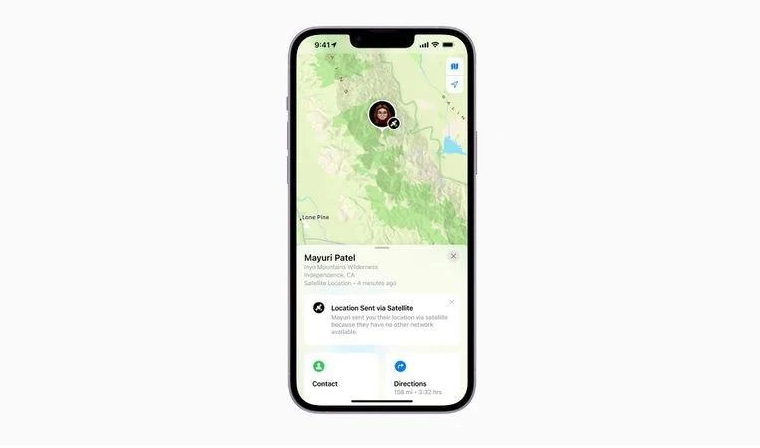 乐陵苹果14维修分享iPhone14系列中 FindMy功能通过卫星分享位置方法教程 